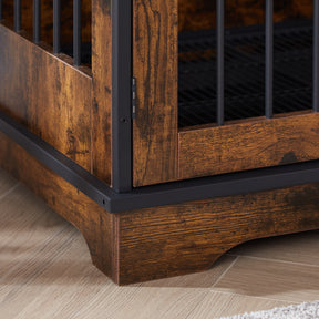 Furniture Dog crate, indoor pet crate end tables, decorative wooden kennels with removable trays