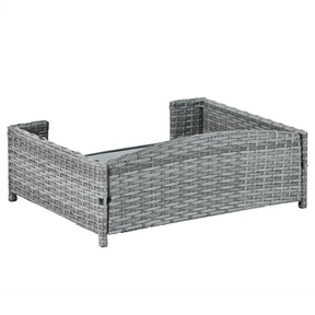 PE Rattan Dog Bed With Cushion