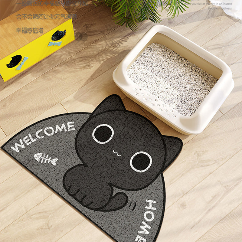 Lovely Chubby Cat Litter Mat