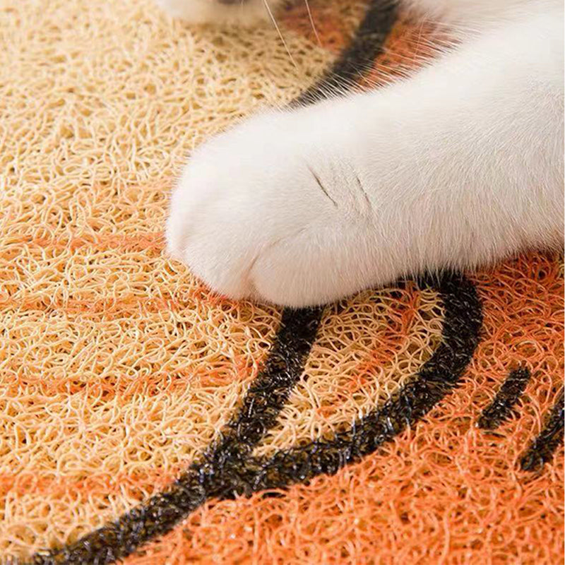 Lovely Chubby Cat Litter Mat