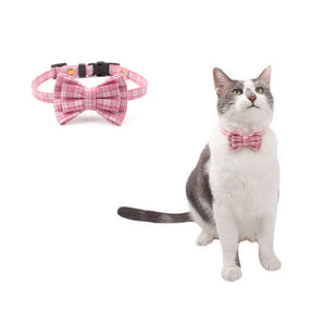 Chirvana Knitted Grinding Cat Collar Bowtie