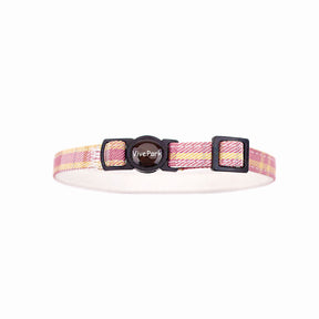 Uniform Plaid Cat Collar Bowtie