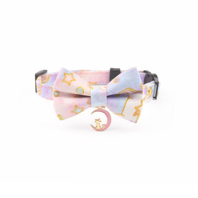 Cat On The Moon Starry Collar Bowtie