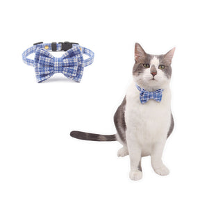 Chirvana Knitted Grinding Cat Collar Bowtie