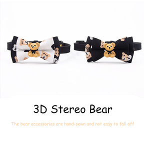 3D Stereoscopic Red Panda Collar Bowtie