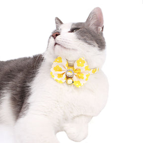 Sunflower Cat Collar Bowtie