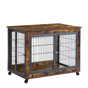 Furniture Dog Cage Crate with Double Doors