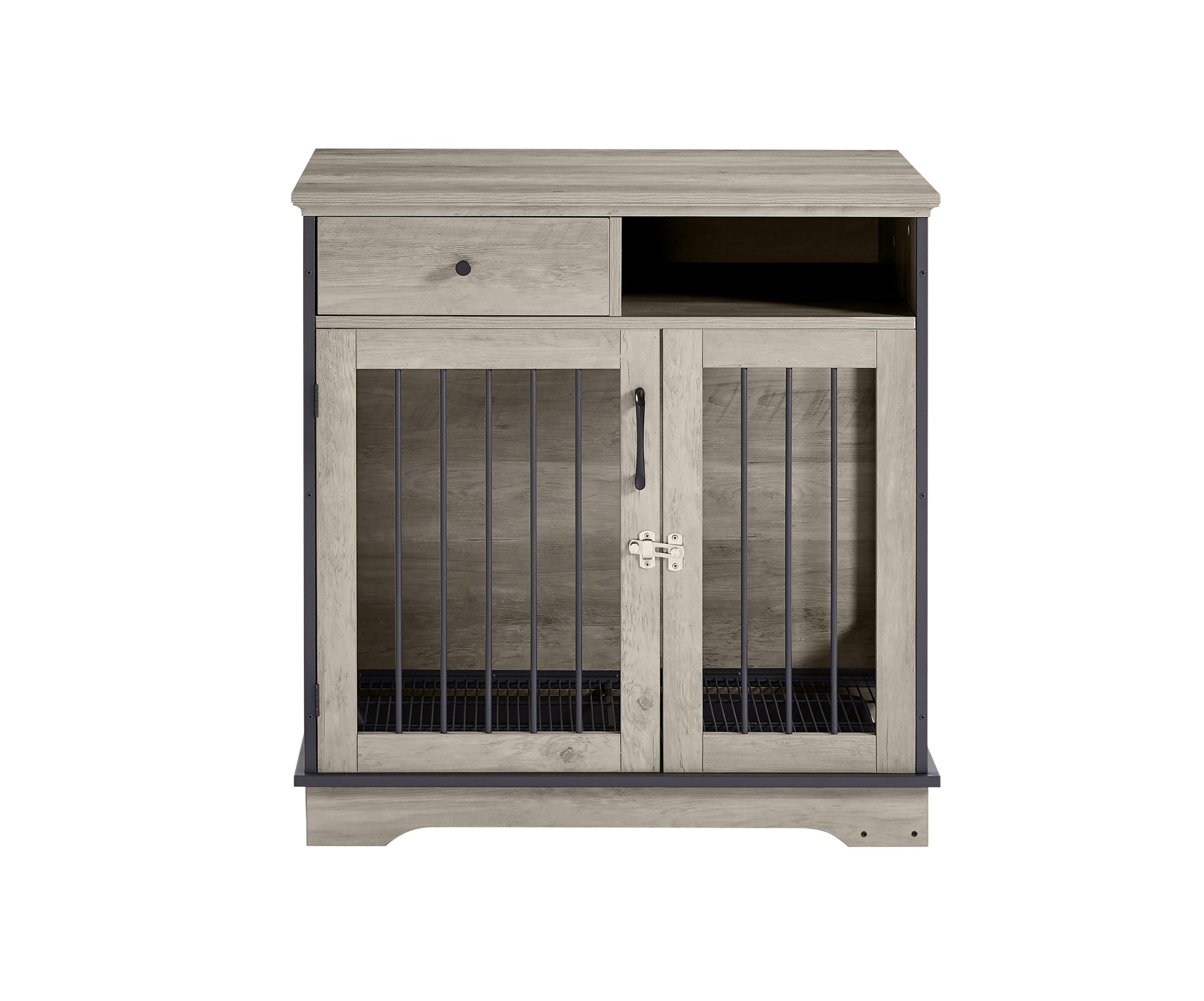 Furniture Dog crate, indoor pet crate end tables, decorative wooden kennels with removable trays