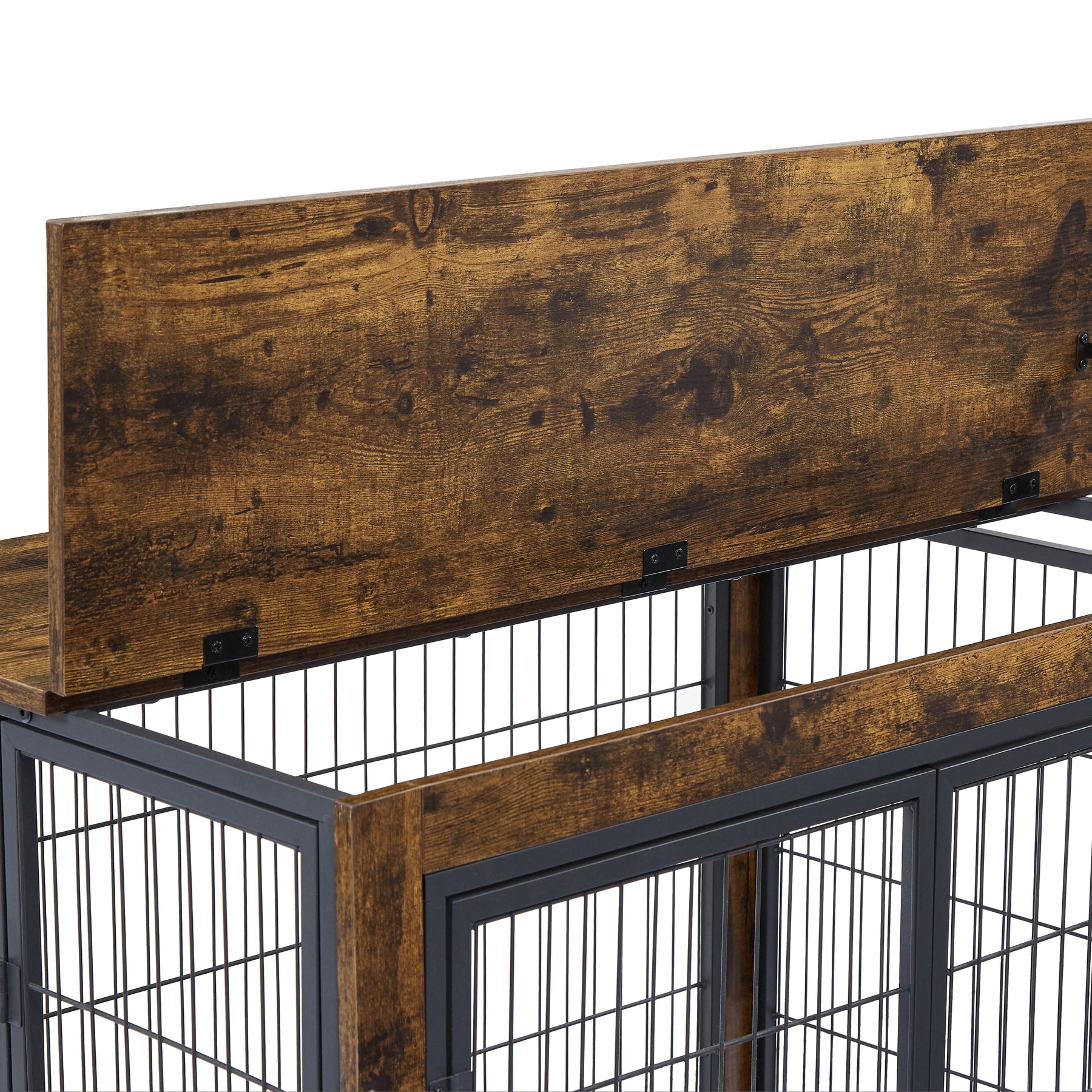 Furniture Dog Cage Crate with Double Doors