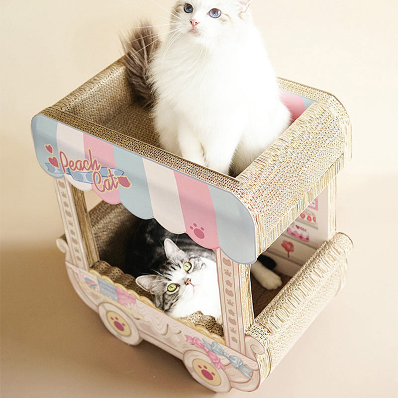 Dessert Trolley Cardboard Cat Scratcher