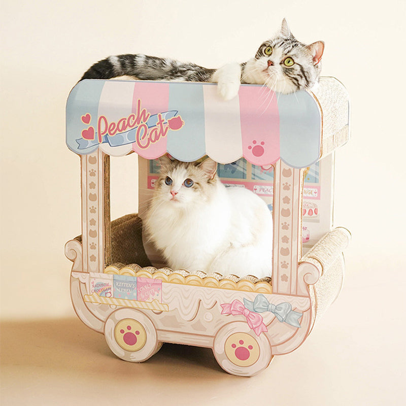 Dessert Trolley Cardboard Cat Scratcher