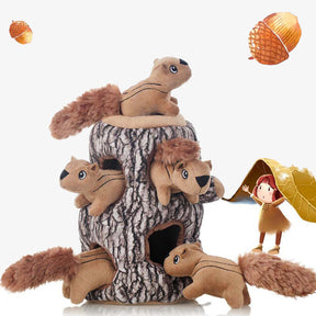 Squirrels Enrichment Dog & Cat Toy