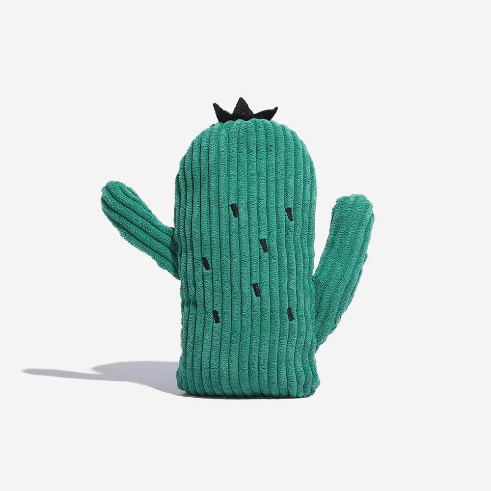 Plush Squeaky Dog Toy Set - Cactus