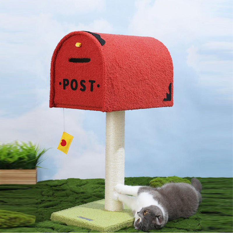 Mailbox Post Cat Tree