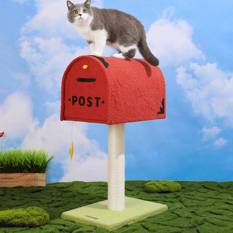 Mailbox Post Cat Tree