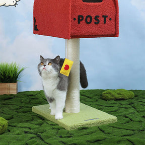 Mailbox Post Cat Tree