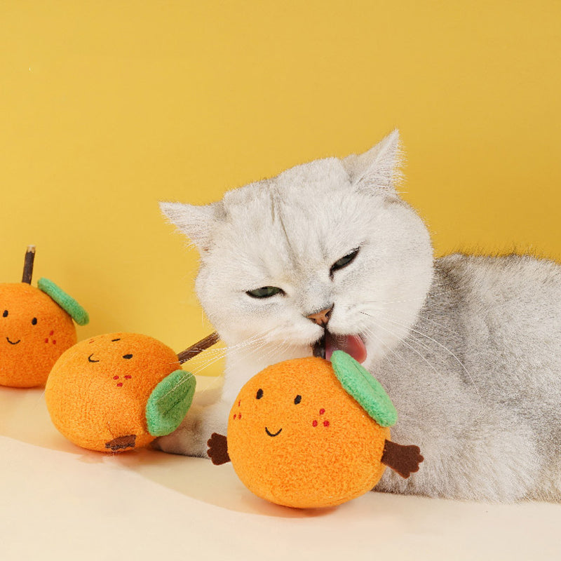 Orange Silvervine Cat Toy