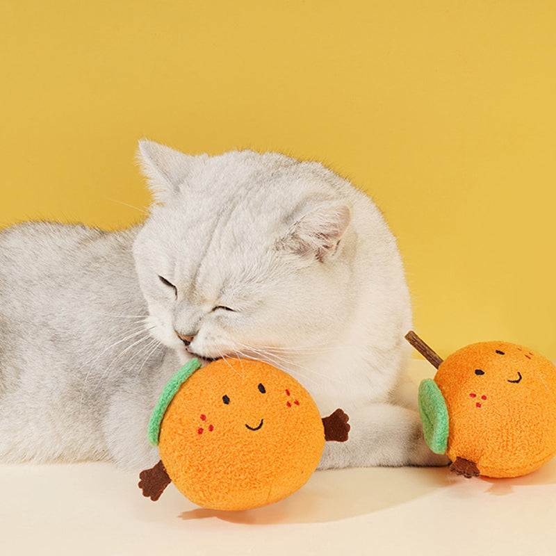 Orange Silvervine Cat Toy