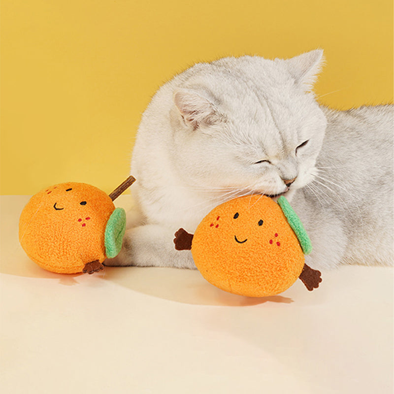 Orange Silvervine Cat Toy