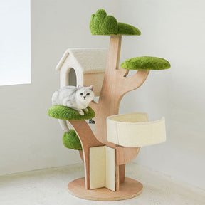 Pine Tree House Cat Tree