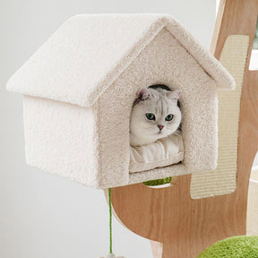 Pine Tree House Cat Tree