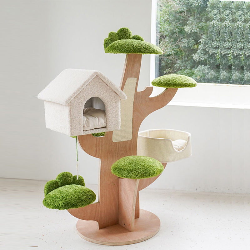 Pine Tree House Cat Tree