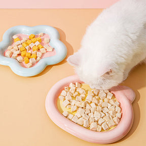 Plate Ceramic Cat Bowl