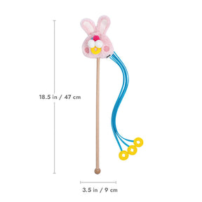 Rabbit Cat Wand Toy