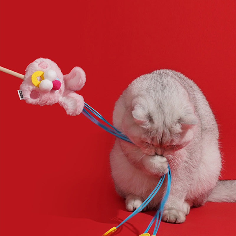 Rabbit Cat Wand Toy