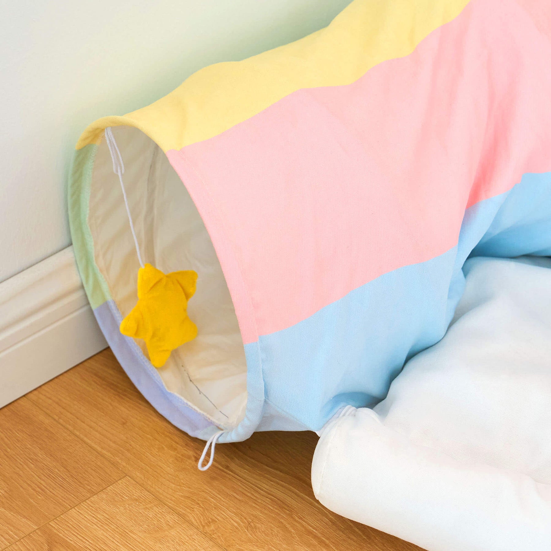 Rainbow Tunnel Cat Bed