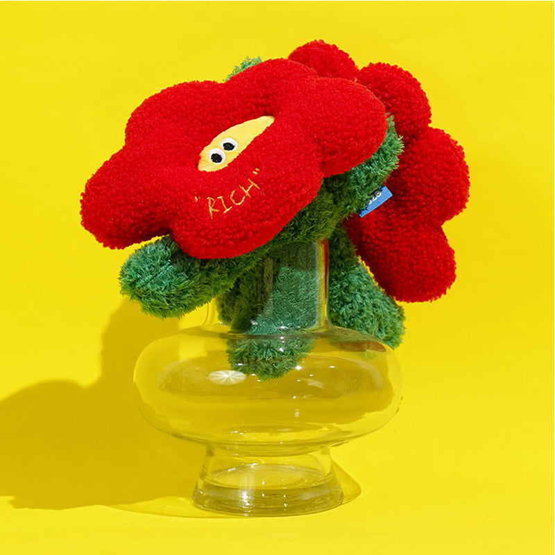 Red Flower Catnip Cat Toy