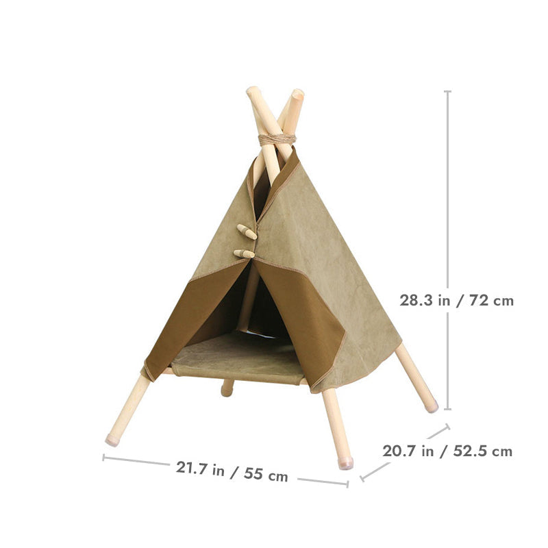 Retro Style Cat Teepee Bed