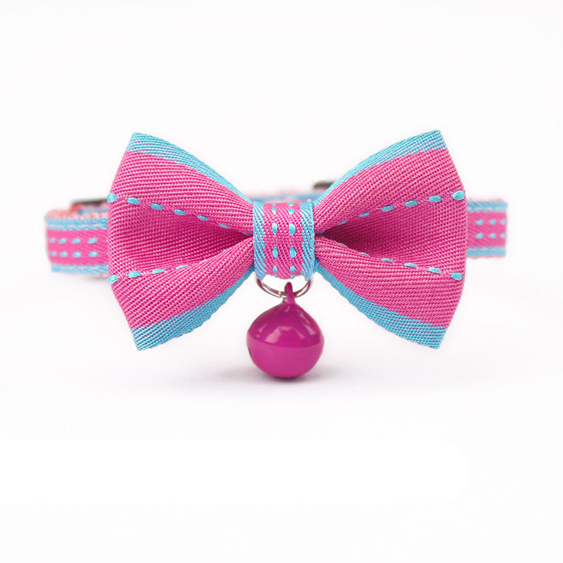 Colorful Bow Cat Collar Bowtie