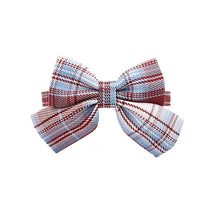 Uniform Plaid Cat Collar Bowtie