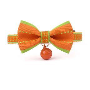 Colorful Bow Cat Collar Bowtie