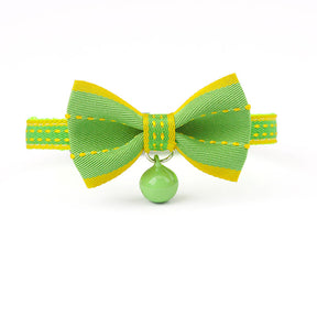 Colorful Bow Cat Collar Bowtie