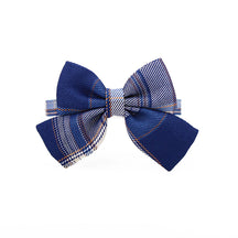 Uniform Plaid Cat Collar Bowtie