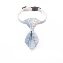 Uniform Plaid Cat Collar Bowtie