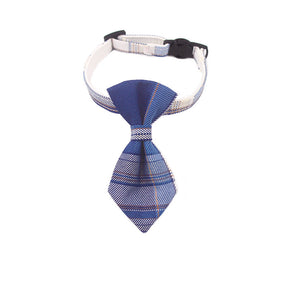 Uniform Plaid Cat Collar Bowtie