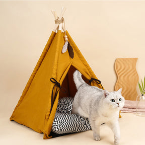 Sunset Feather Cat Teepee