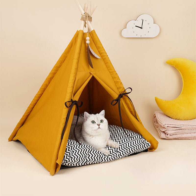 Sunset Feather Cat Teepee