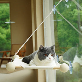 Wood Window Cat Hammock