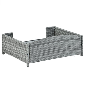 PE Rattan Dog Bed With Cushion